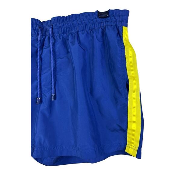 Nikben Studio Navy Yellow Men’s XL Swim Shorts Trunks Polyester - Picture 2 of 13